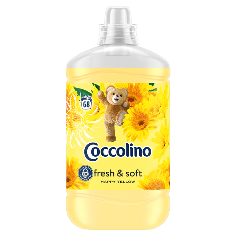 COCCOLINO Fresh&Soft Płyn do płukania tkanin koncentrat Happy Yellow