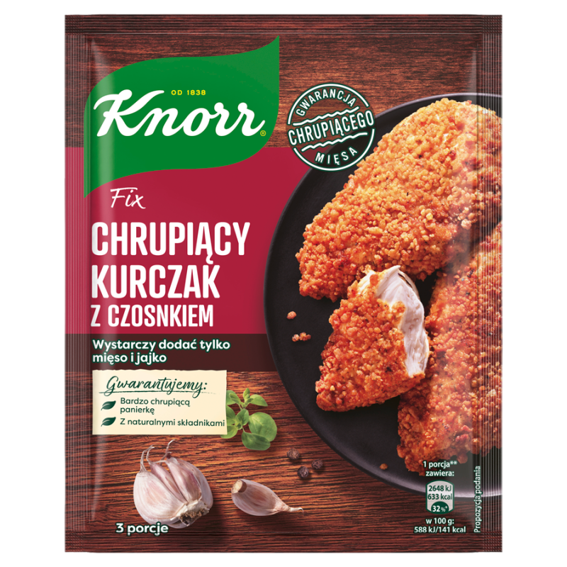 KNORR FIX Chrupiący kurczak z czosnkiem (panierka) frisco.pl