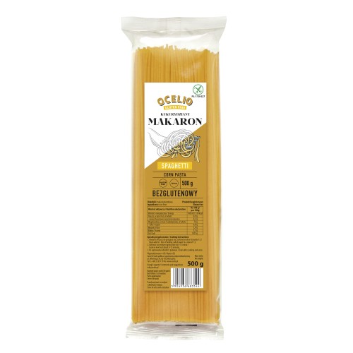OCELIO Makaron kukurydziany spaghetti bezglutenowy 500g