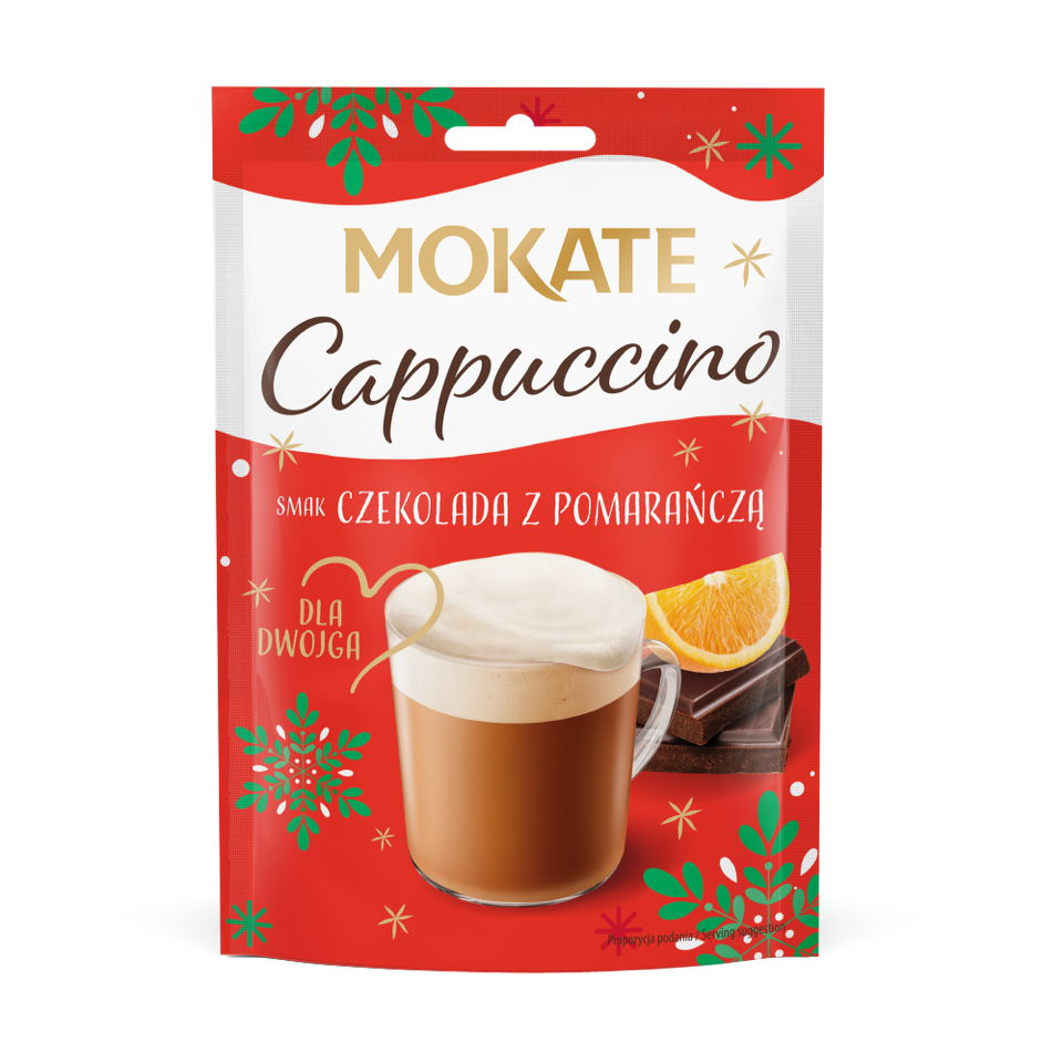 MOKATE Cappuccino o smaku czekolady z pomarańczą