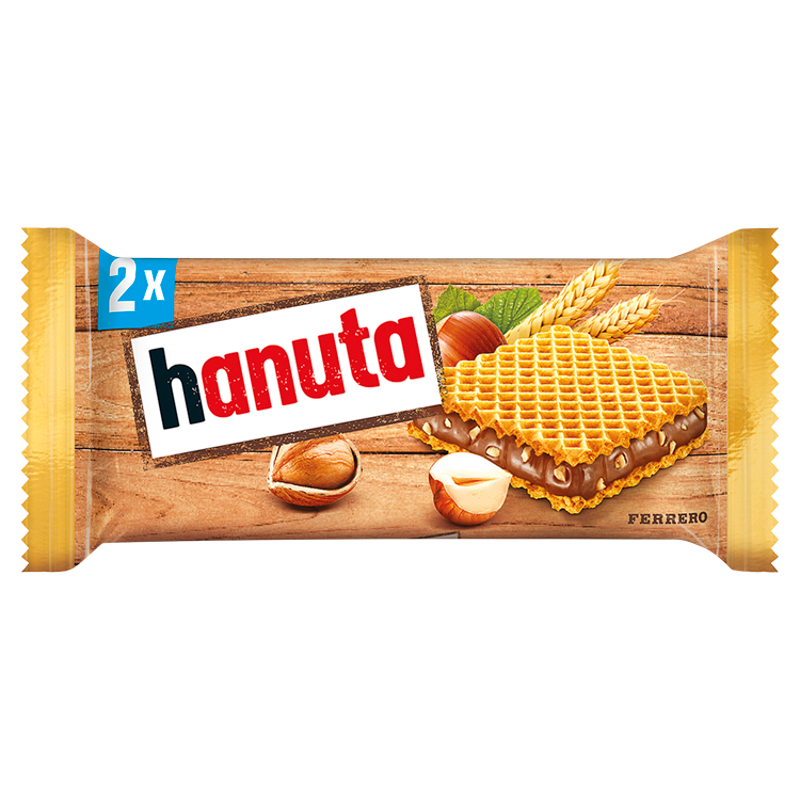 HANUTA Wafelek orzechowo-kakaowy 2 szt frisco.pl