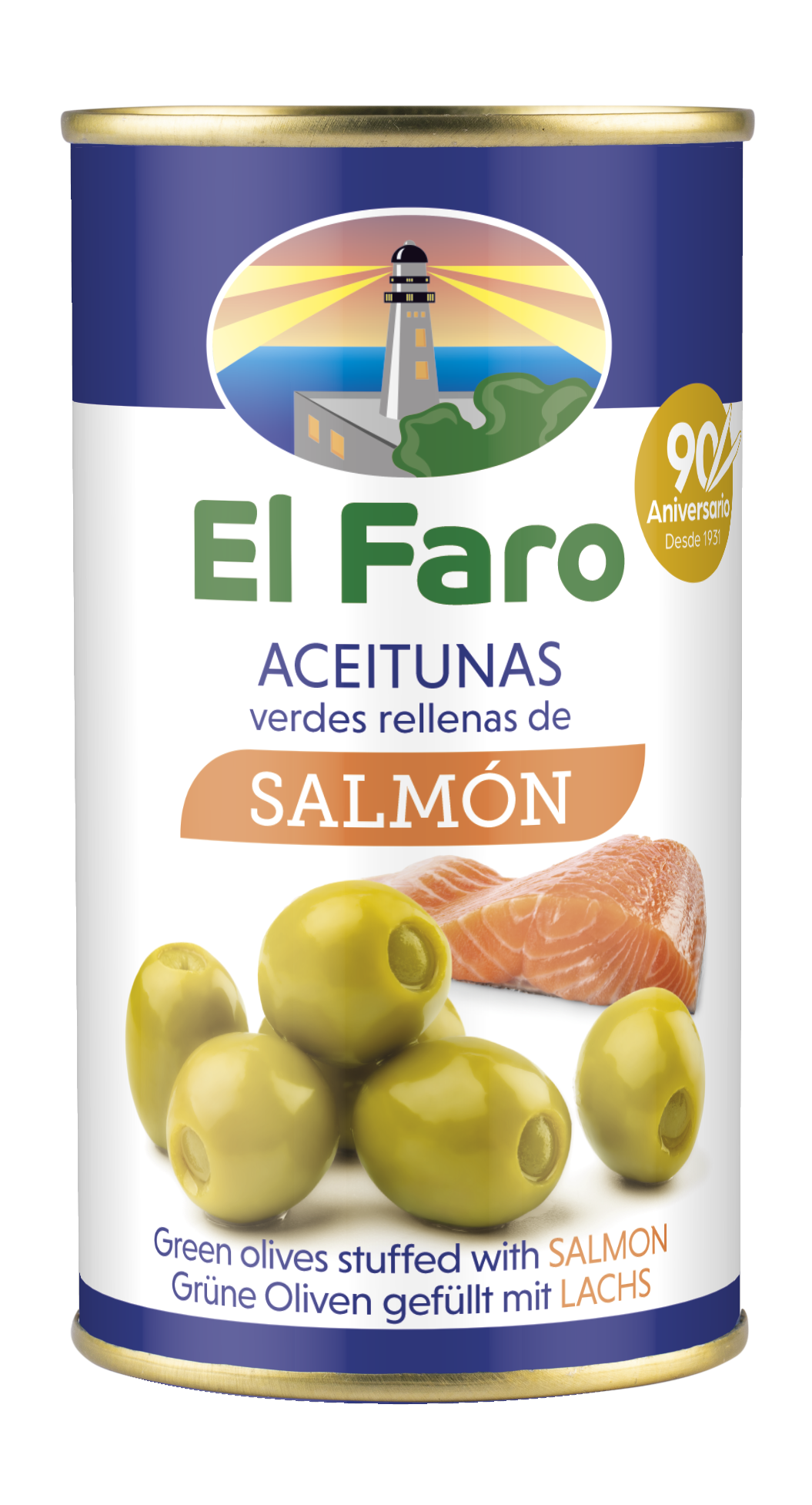 EL FARO Oliwki zielone z łososiem