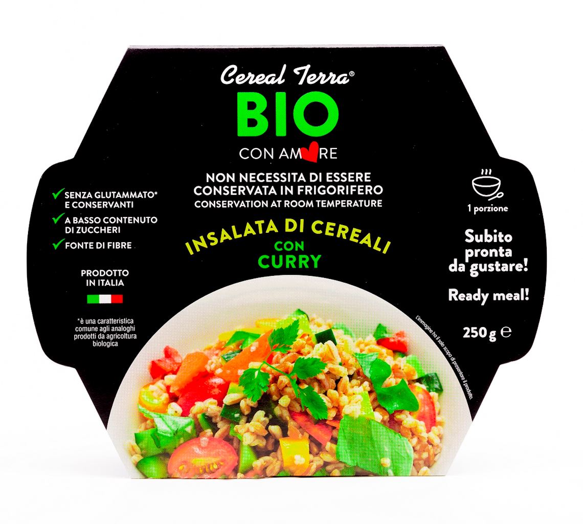 CEREAL TERRA Sałatka zbożowa z warzywami i curry BIO
