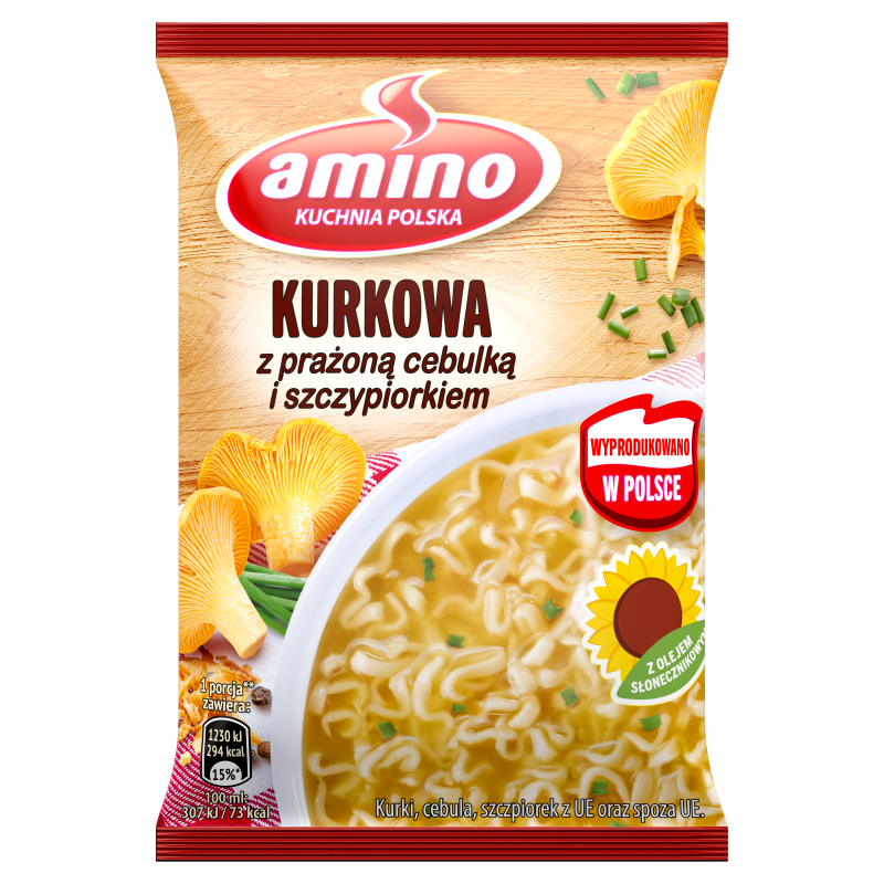 AMINO Zupa kurkowa po podlasku (z prażoną cebulką i szczypiorkiem) frisco.pl