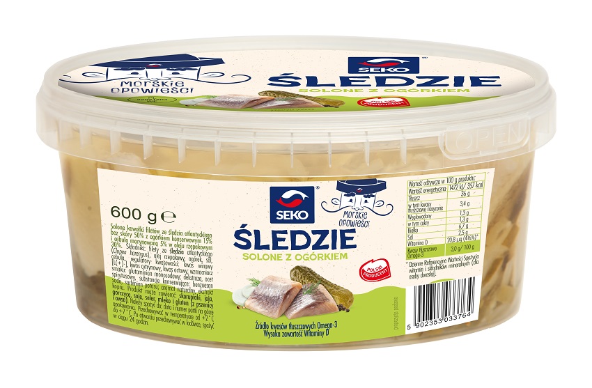 MORSKIE OPOWIEŚCI Śledzie solone z ogórkiem