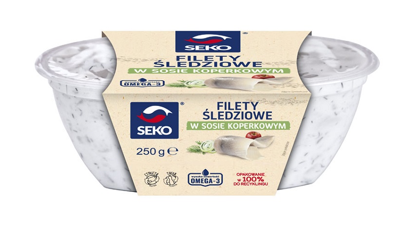 SEKO Filety śledziowe w sosie koperkowym frisco.pl