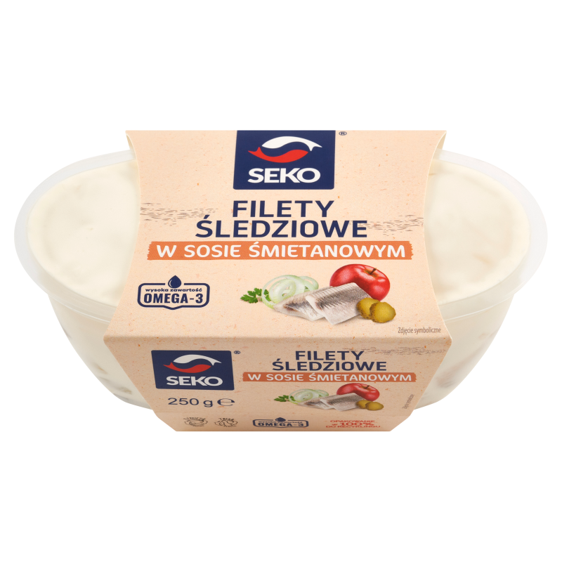 SEKO Filety śledziowe w sosie śmietanowym frisco.pl