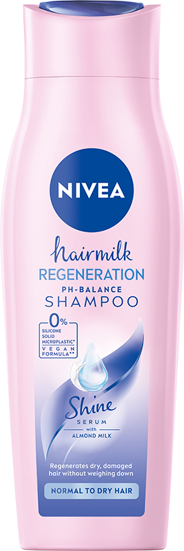 NIVEA Hairmilk Mleczny szampon pielęgnujący - włosy normalne i grube