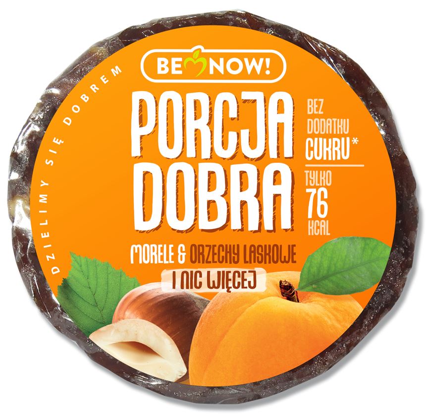 PORCJA DOBRA Przekąska morelowo-orzechowa