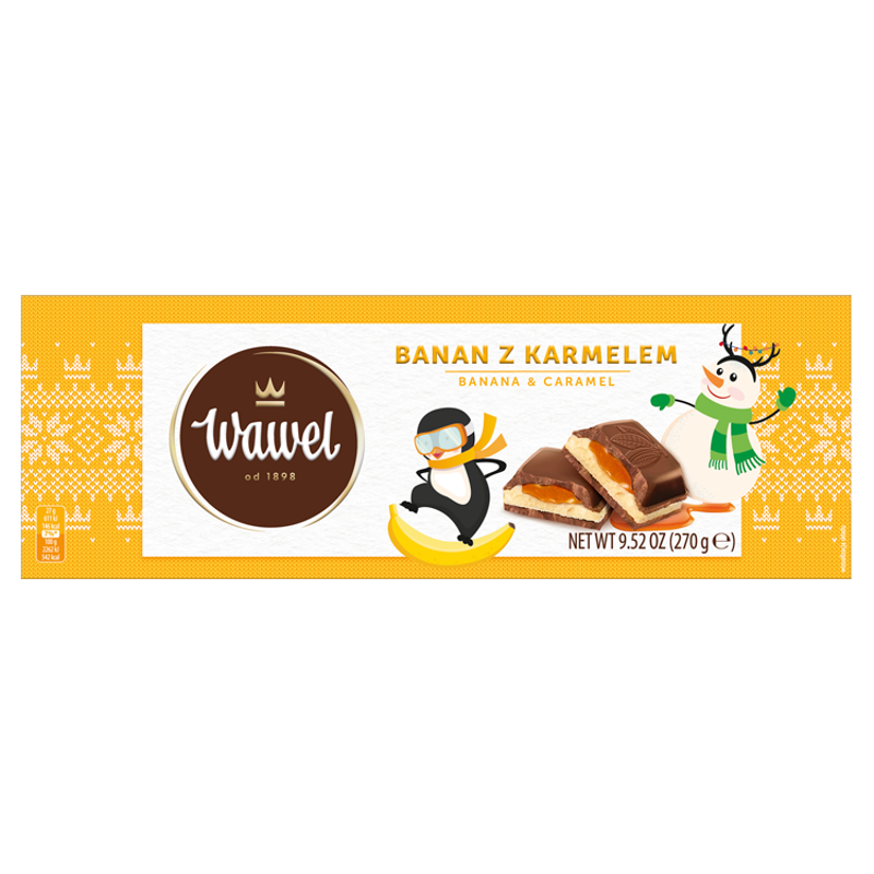 WAWEL Czekolada banan z karmelem BN