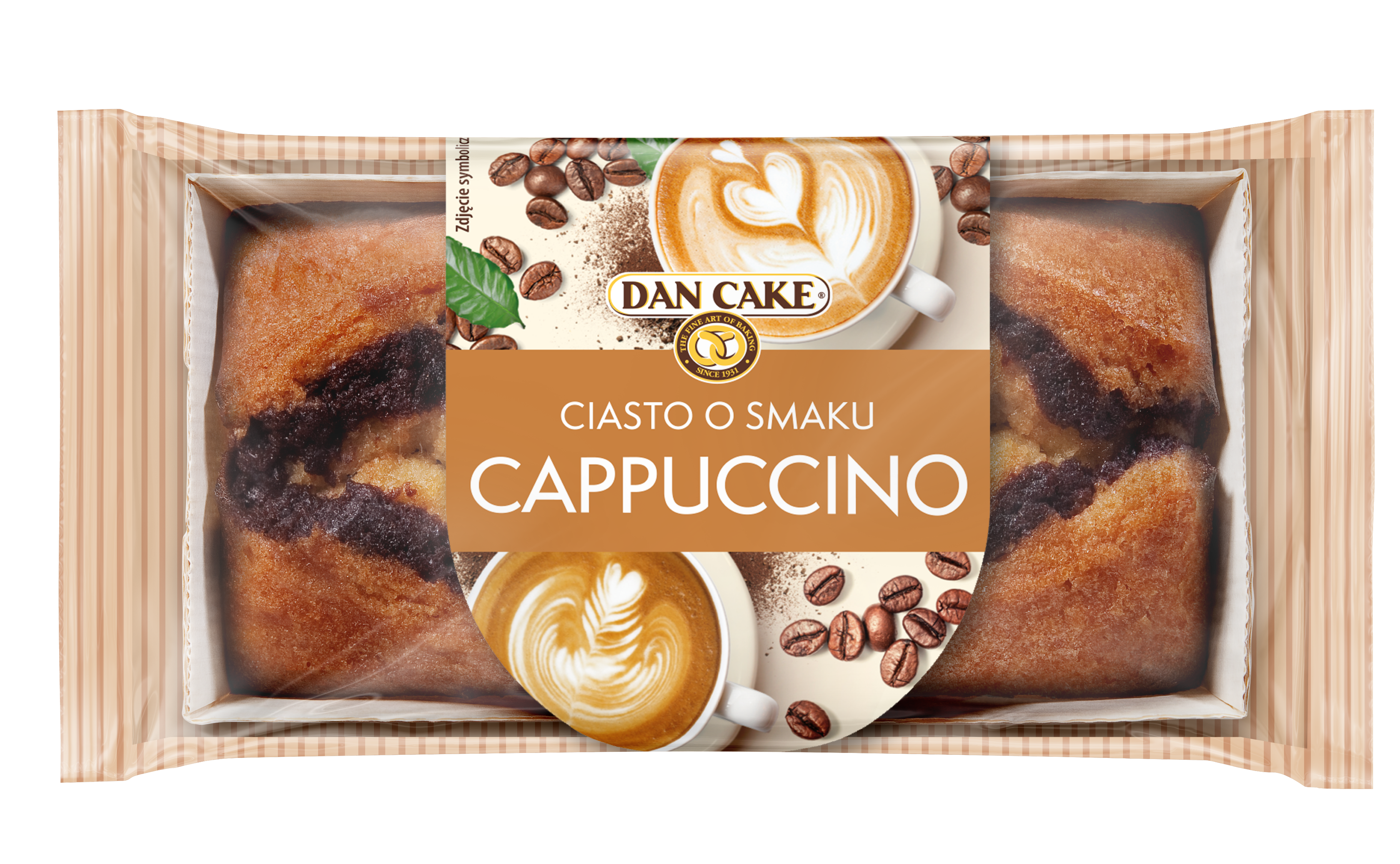 DAN CAKE Ciasto o smaku cappuccino