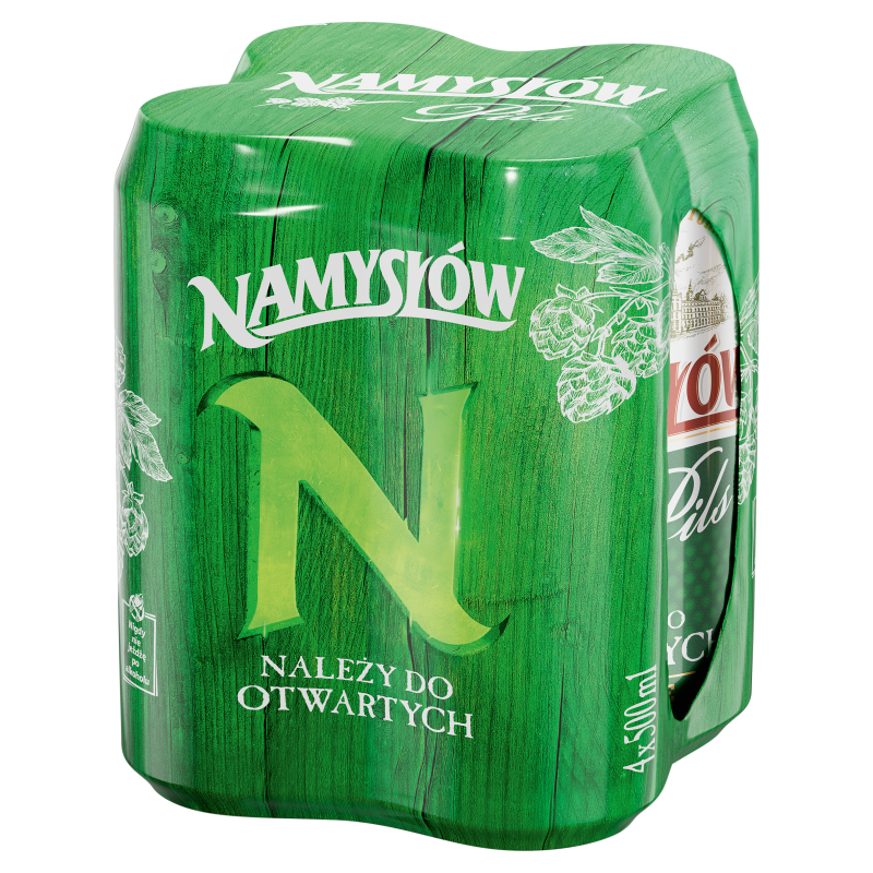 NAMYSŁÓW Pils Piwo jasne 4x500ml (puszka)