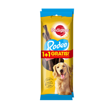 PEDIGREE Rodeo z Wołowiną Przysmak dla psów o smaku wołowiny 1 + 1 GRATIS