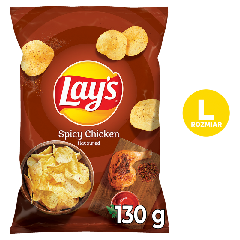 LAY'S Chipsy ziemniaczane o smaku pikantnego kurczaka frisco.pl