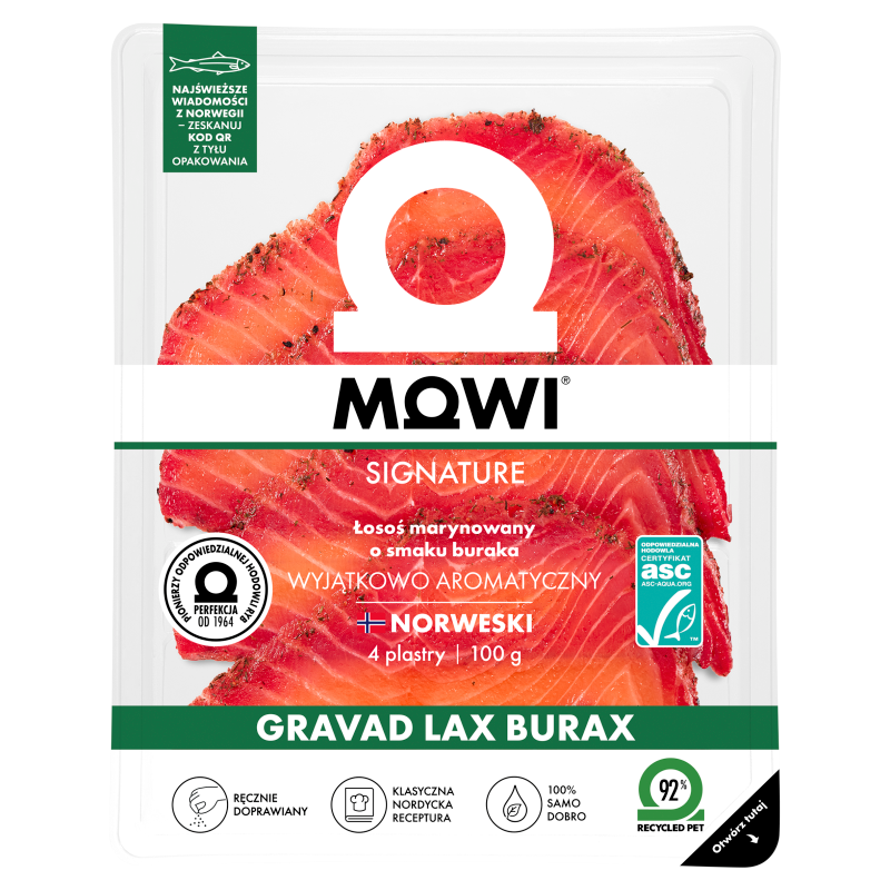 MOWI Łosoś marynowany z burakiem