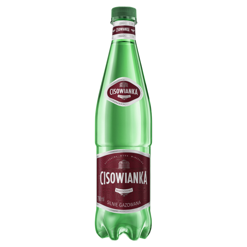 CISOWIANKA Naturalna woda mineralna silnie gazowana