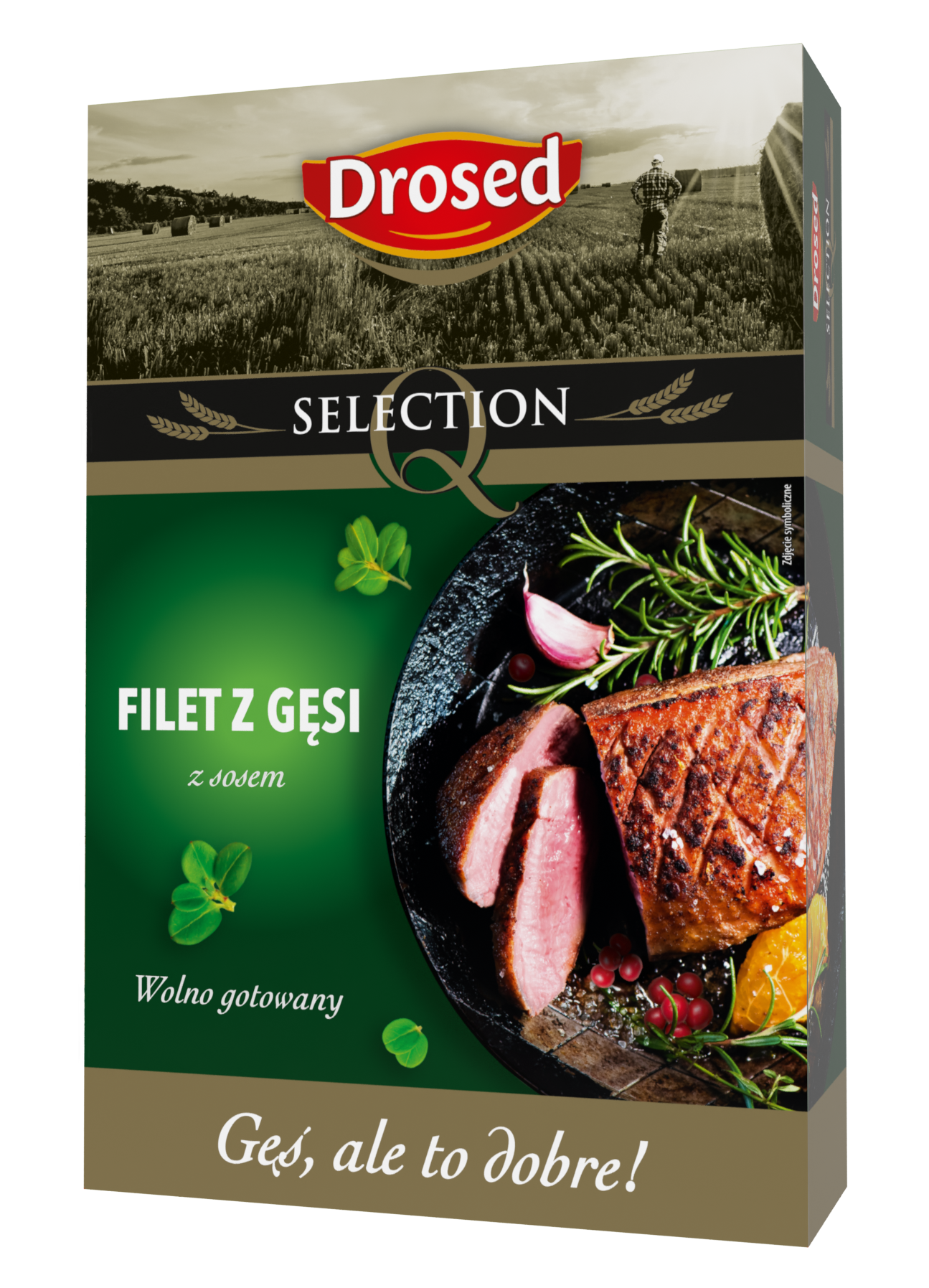 DROSED Filet z gęsi wolnogotowany z sosem żurawinowym