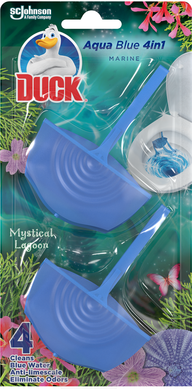 DUCK Aqua Blue 4in1 Zawieszka do WC Mystical Lagoon