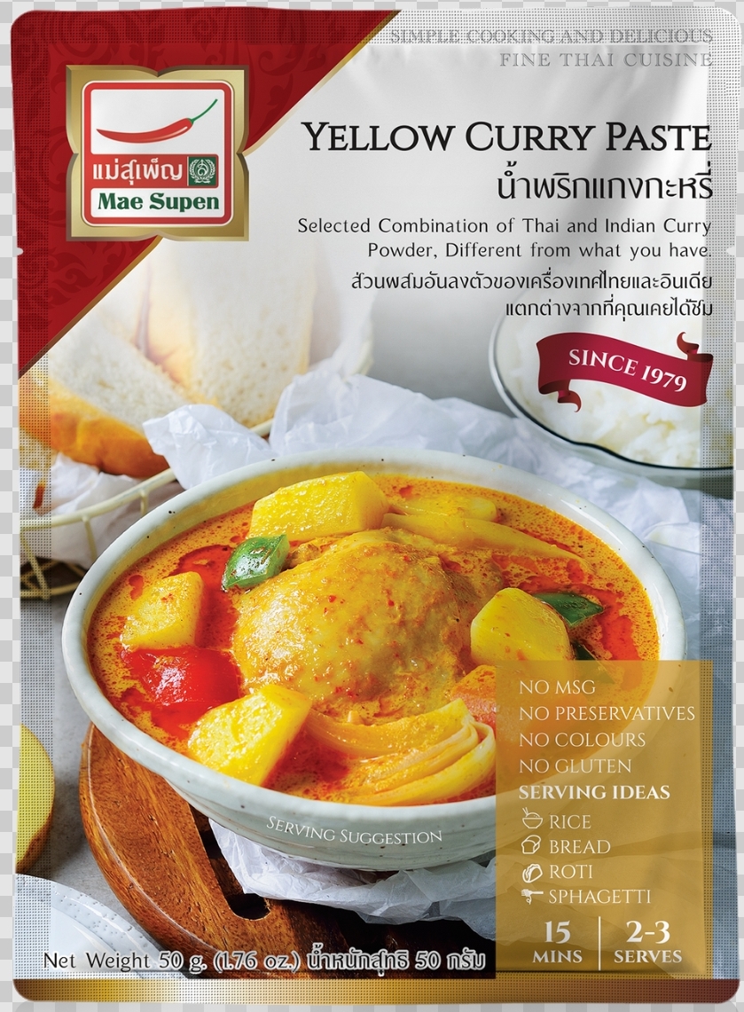 MAE SUPEN Pasta curry żółta