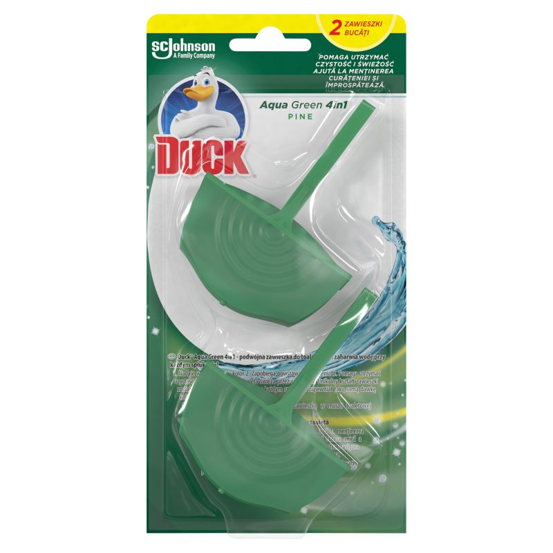 DUCK Aqua Green 4w1 Zawieszka do WC Pine