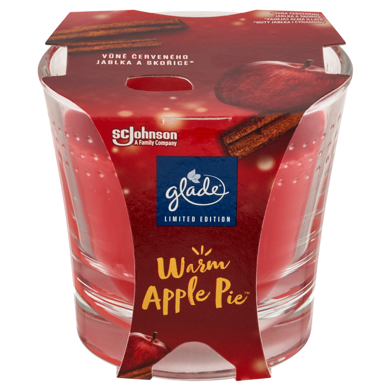 GLADE Świeca zapachowa Warm Apple Pie