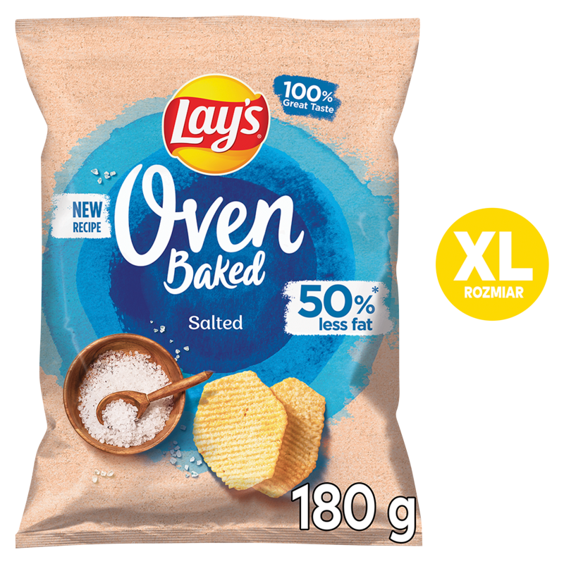 LAY'S Oven Baked Pieczone formowane chipsy ziemniaczane solone frisco.pl