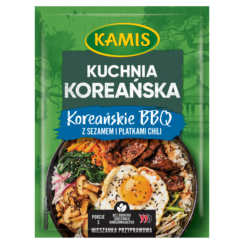 KAMIS Przyprawa koreańskie BBQ z sezamem i płatkami chili (kuchnia koreańska) frisco.pl