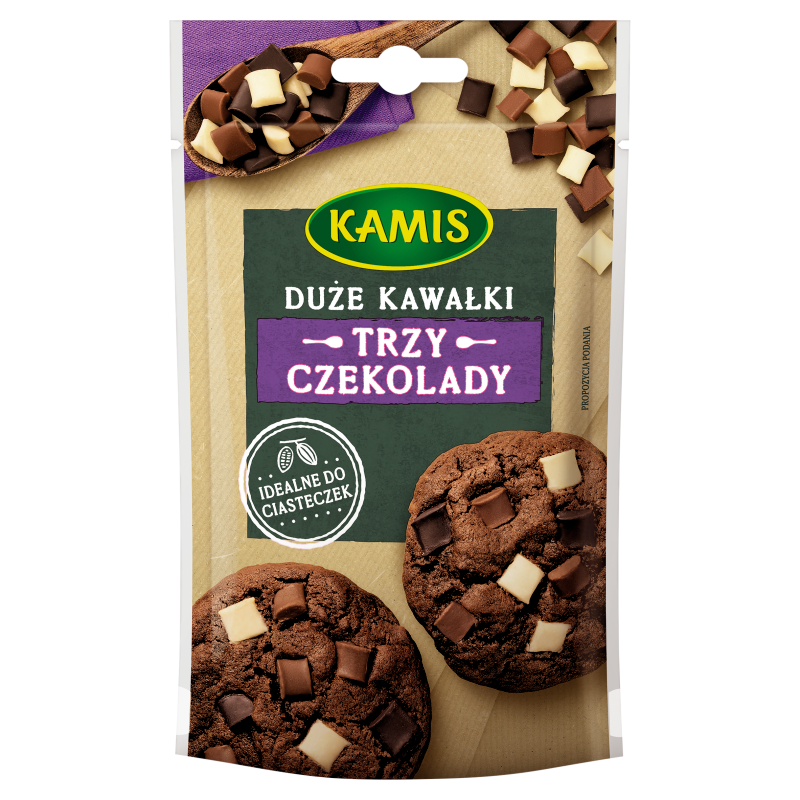 KAMIS Krople z czekolady mix (dekoracyjne) frisco.pl