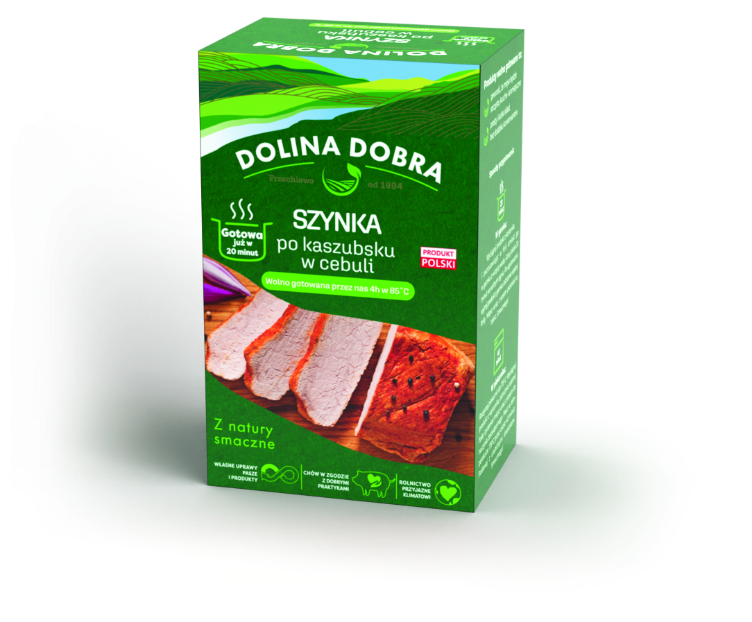 DOLINA DOBRA Szynka po kaszubsku wolnogotowana (560g-840g)