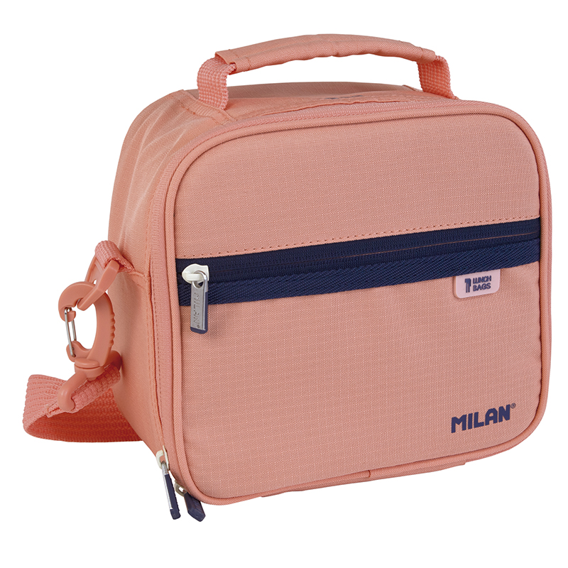 MILAN Torba termiczna 3,5 L + 3 x lunch box 1918 kolor różowy