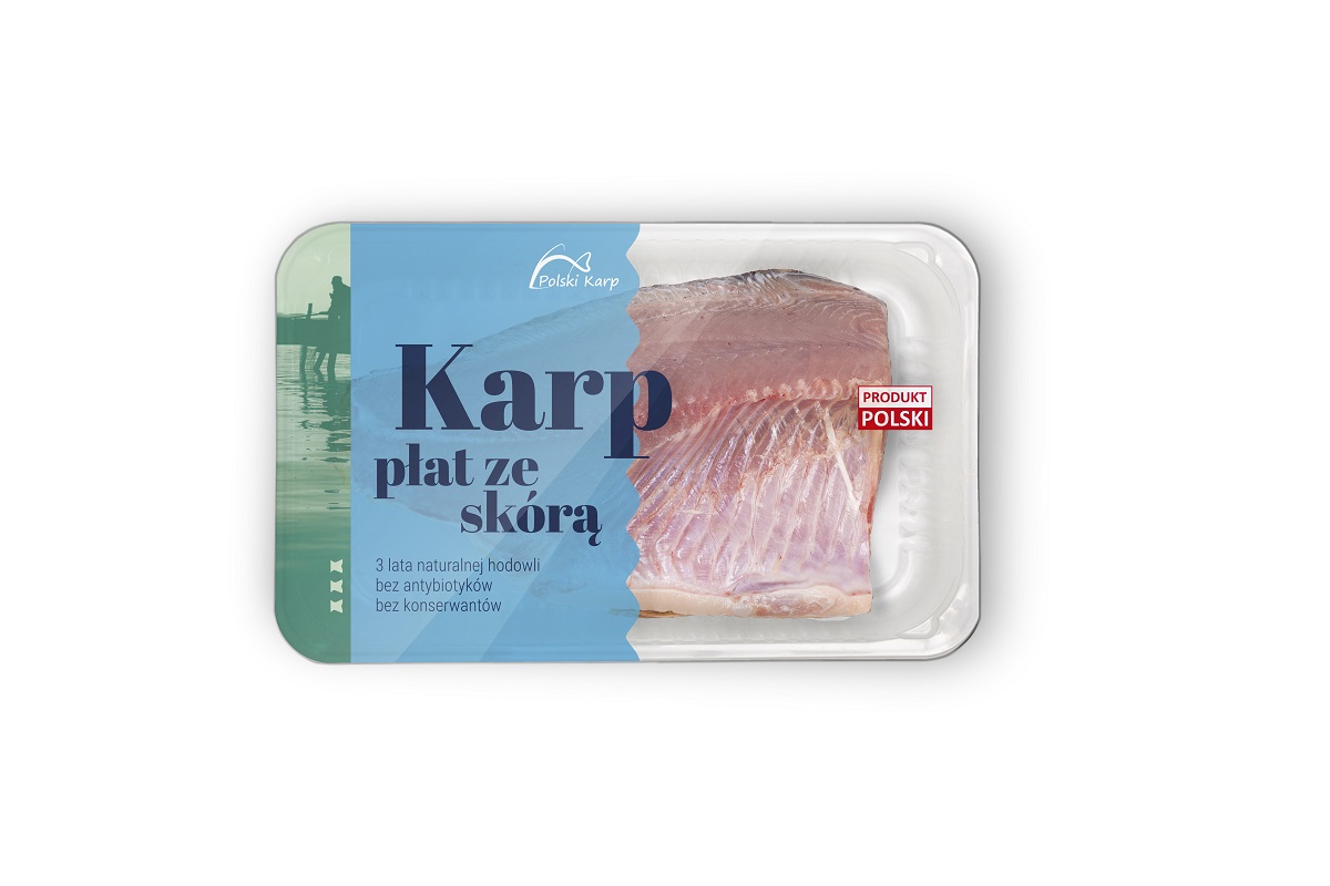 POLSKI KARP Karp płat ze skórą - świeży (400g - 600g)