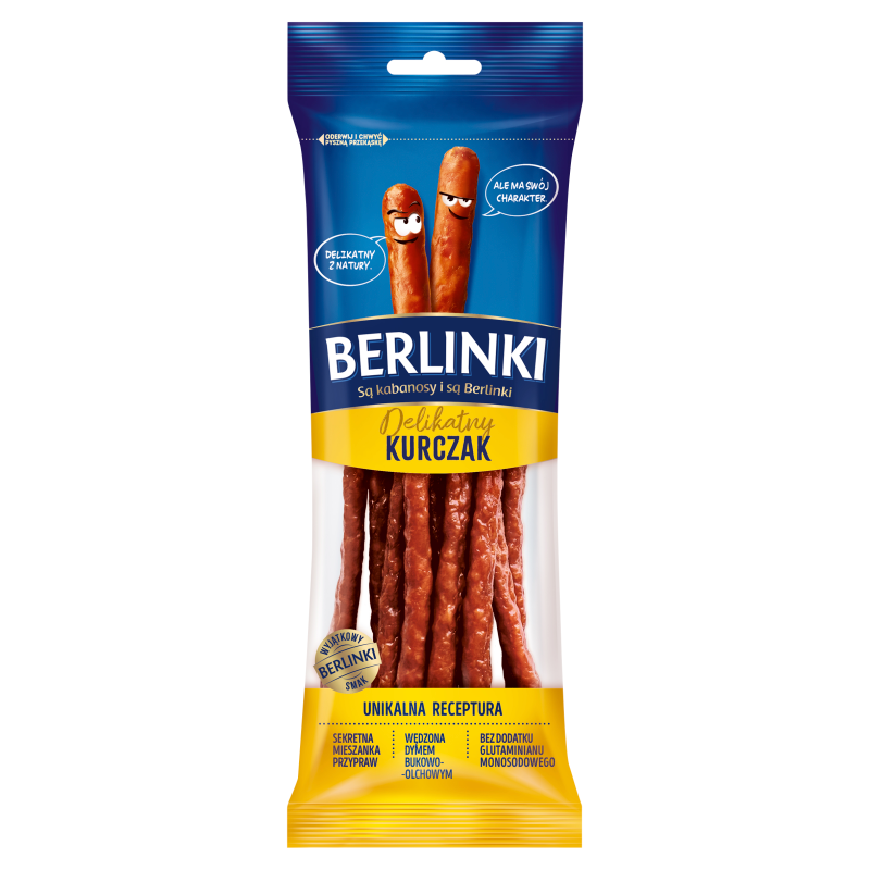 Berlinki Kabanosy Berlinki Delikatny Kurczak frisco.pl