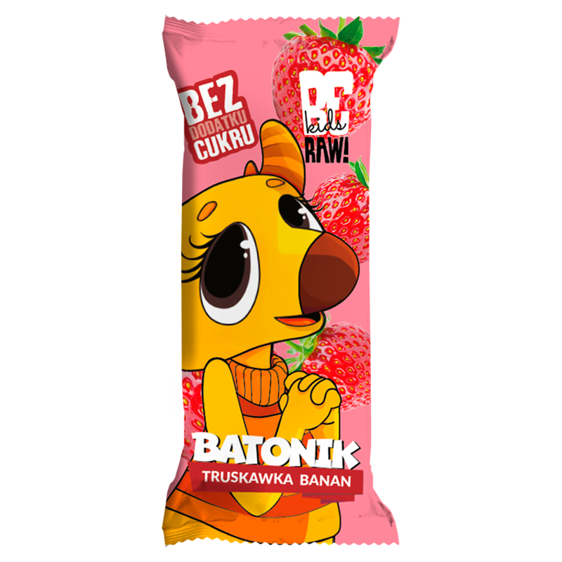 BE RAW! Kids Baton Truskawka Banan frisco.pl