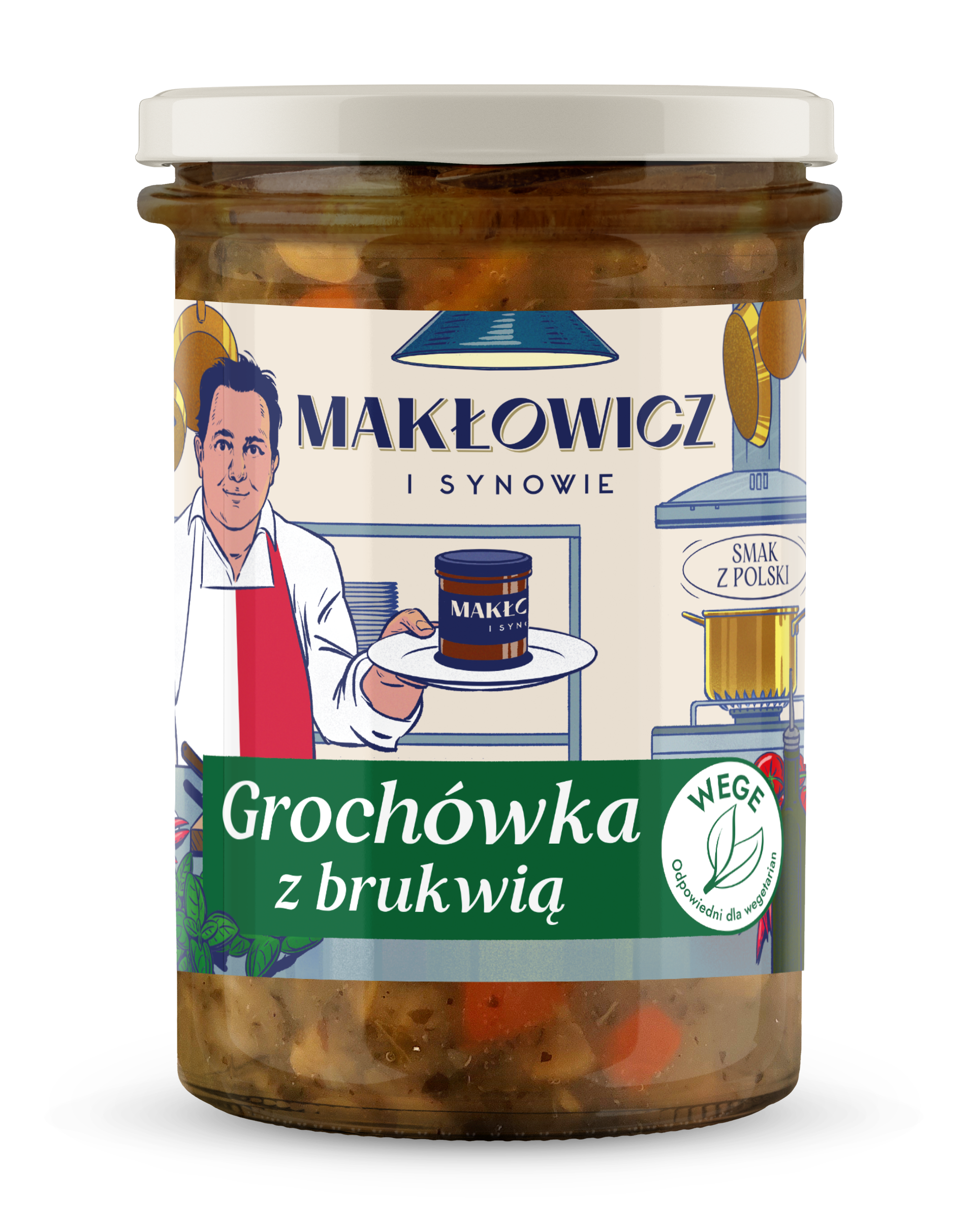 MAKŁOWICZ I SYNOWIE Grochówka z brukwią WEGE (smak z Polski)
