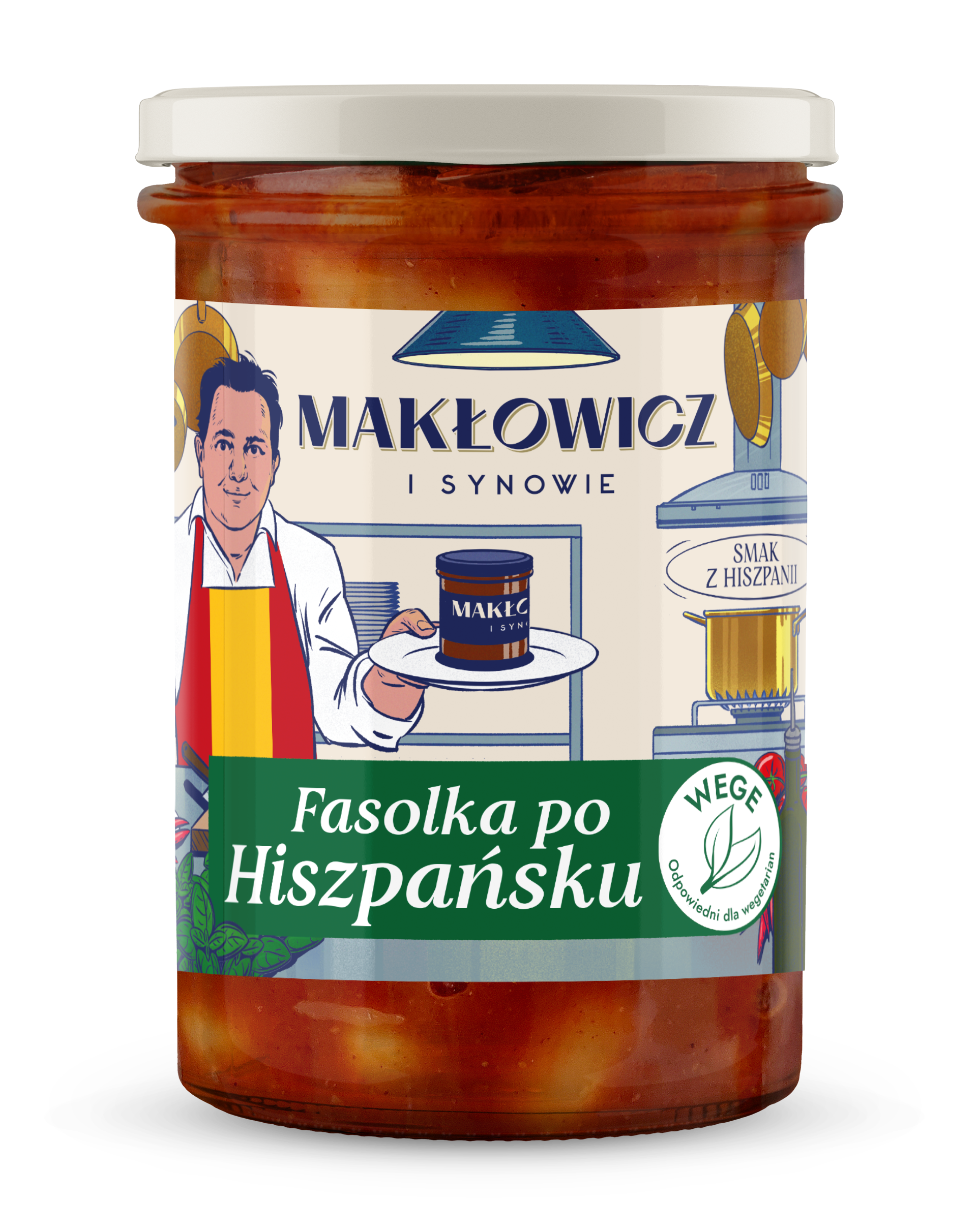MAKŁOWICZ I SYNOWIE Fasolka po hiszpańsku WEGE (smak z Hiszpanii)