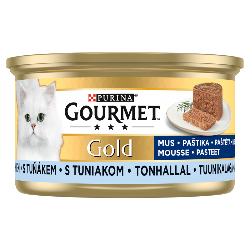 GOURMET Gold Pokarm dla kotów - mus z tuńczykiem (puszka) frisco.pl