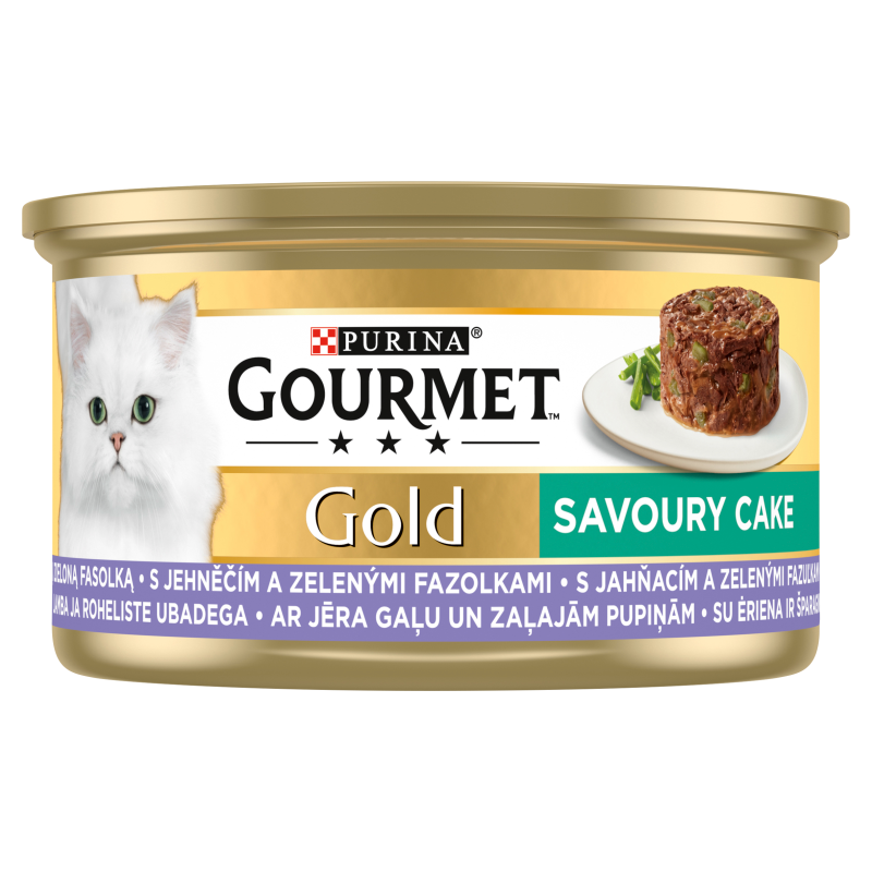 GOURMET Gold Karma dla kotów z jagnięciną i zieloną fasolą frisco.pl