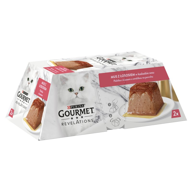 GOURMET Revelations Mus z łososiem (2x57g) frisco.pl