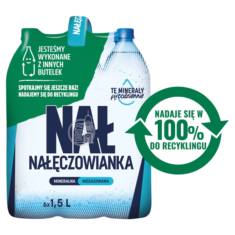 NAŁĘCZOWIANKA Naturalna woda mineralna niegazowana frisco.pl