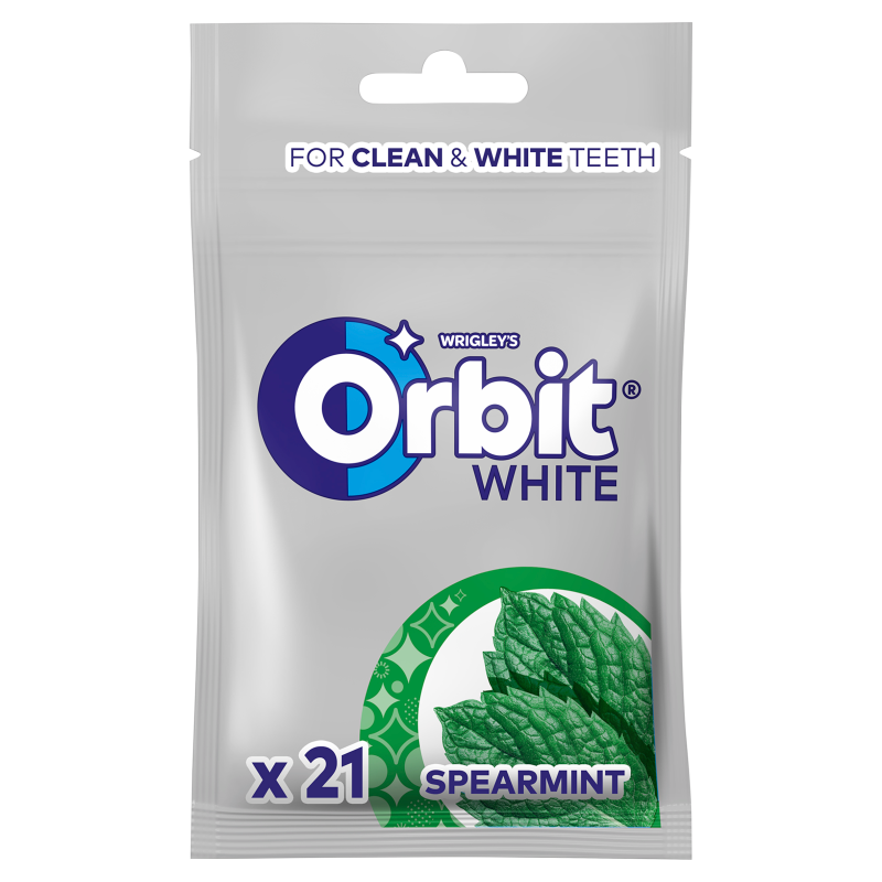 ORBIT Spearmint Miętowa guma do żucia bez cukru 21 drażetek frisco.pl