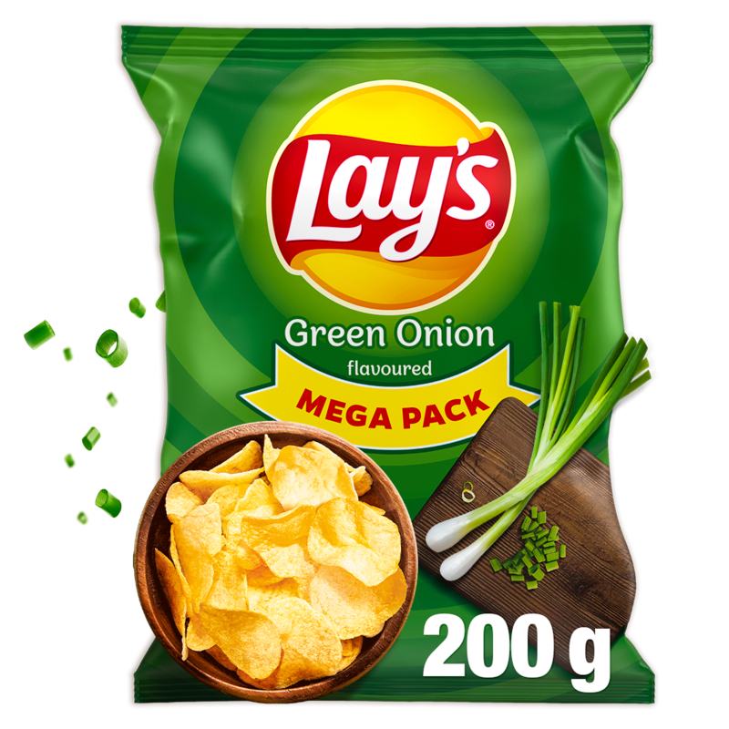 LAY'S Chipsy ziemniaczane o smaku zielonej cebulki frisco.pl