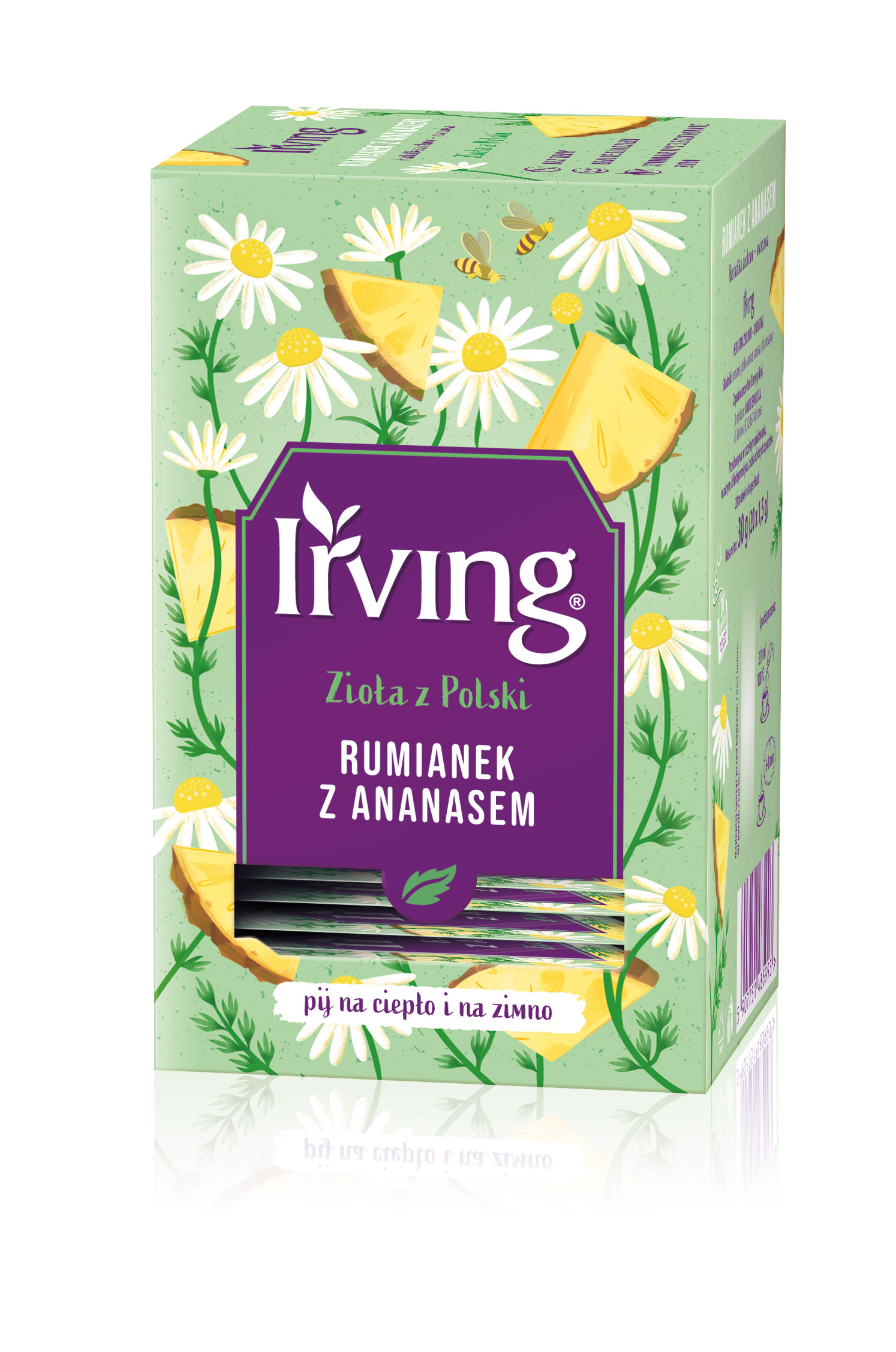 IRVING Zioła z Polski Rumianek z Ananasem 20 torebek (saszetki)