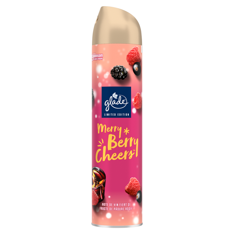 GLADE Odświeżacz powietrza w aerozolu Merry Berry Cheers