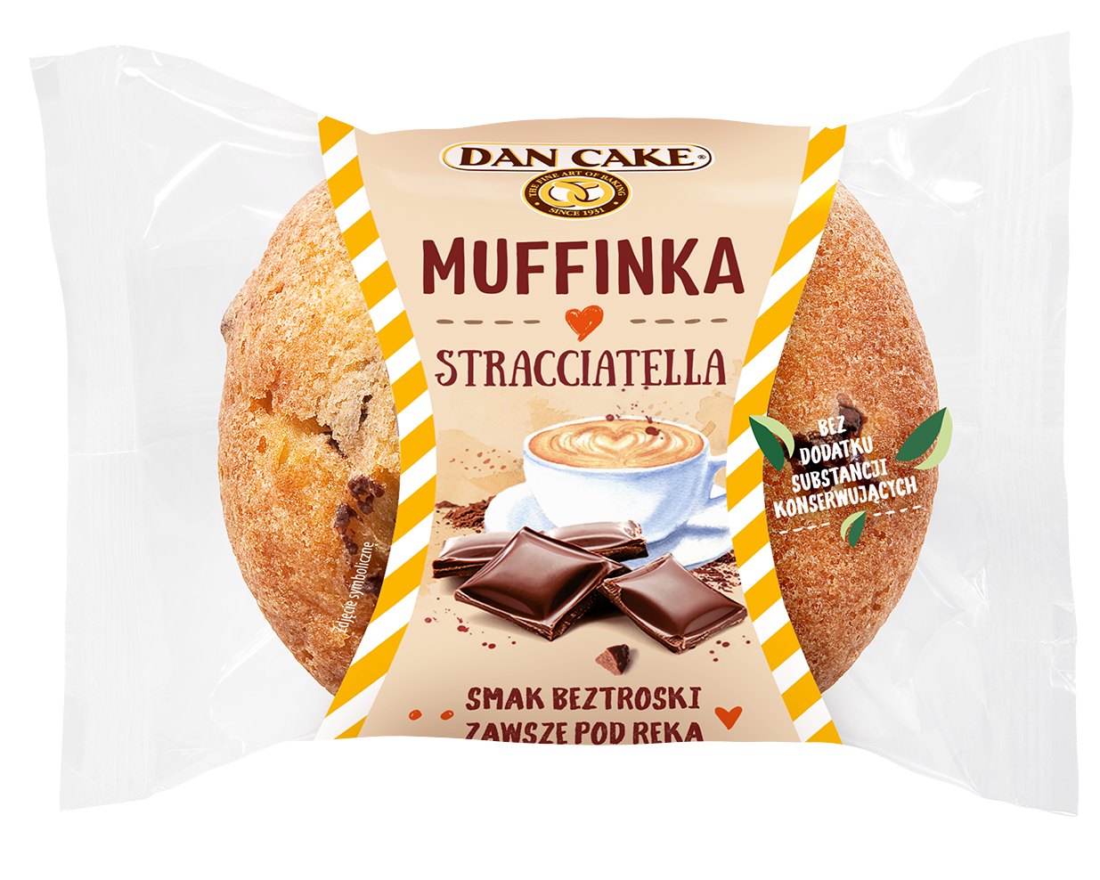 DAN CAKE Muffinka stracciatella