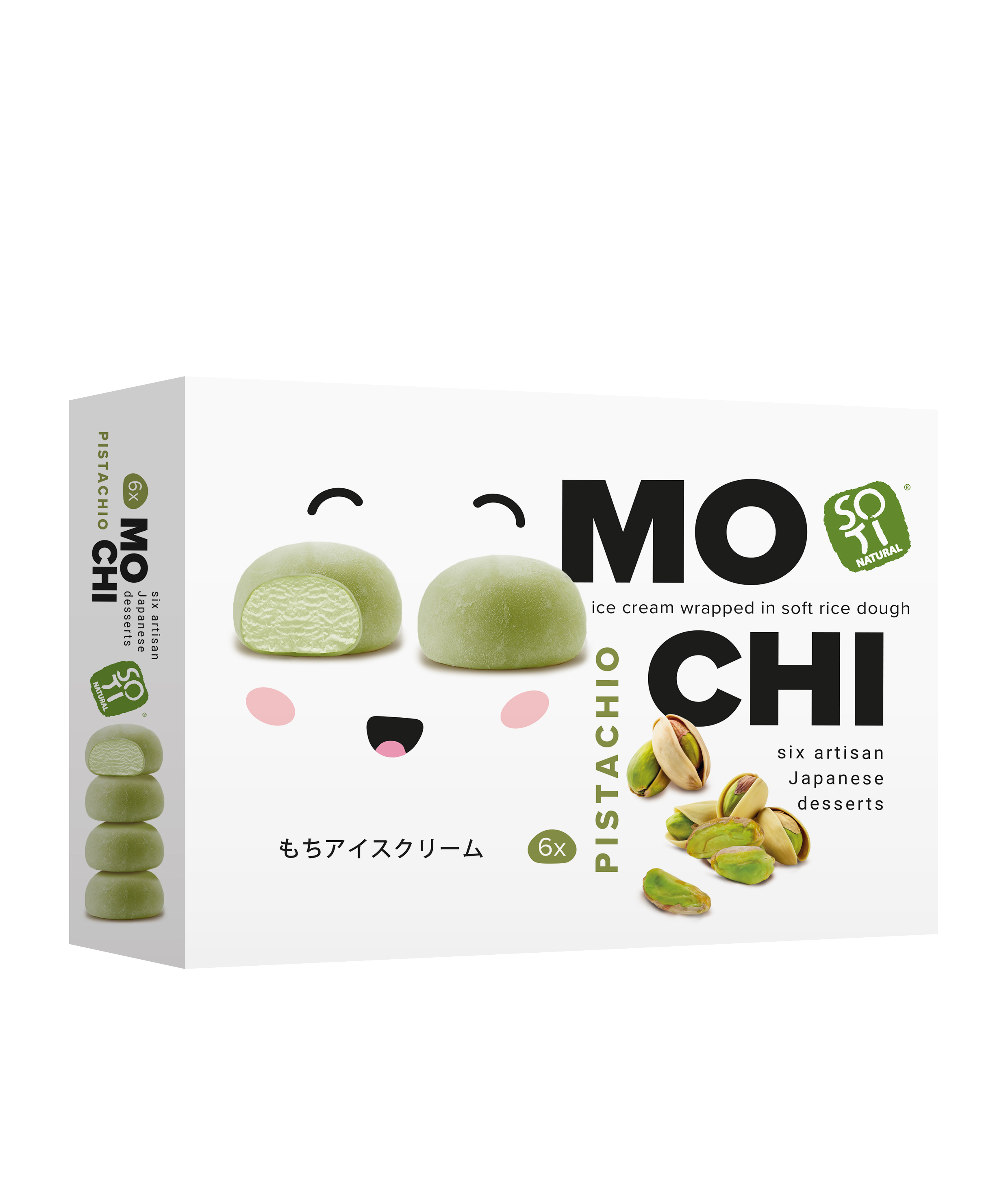 SOTI NATURAL Mochi o smaku pistacjowym