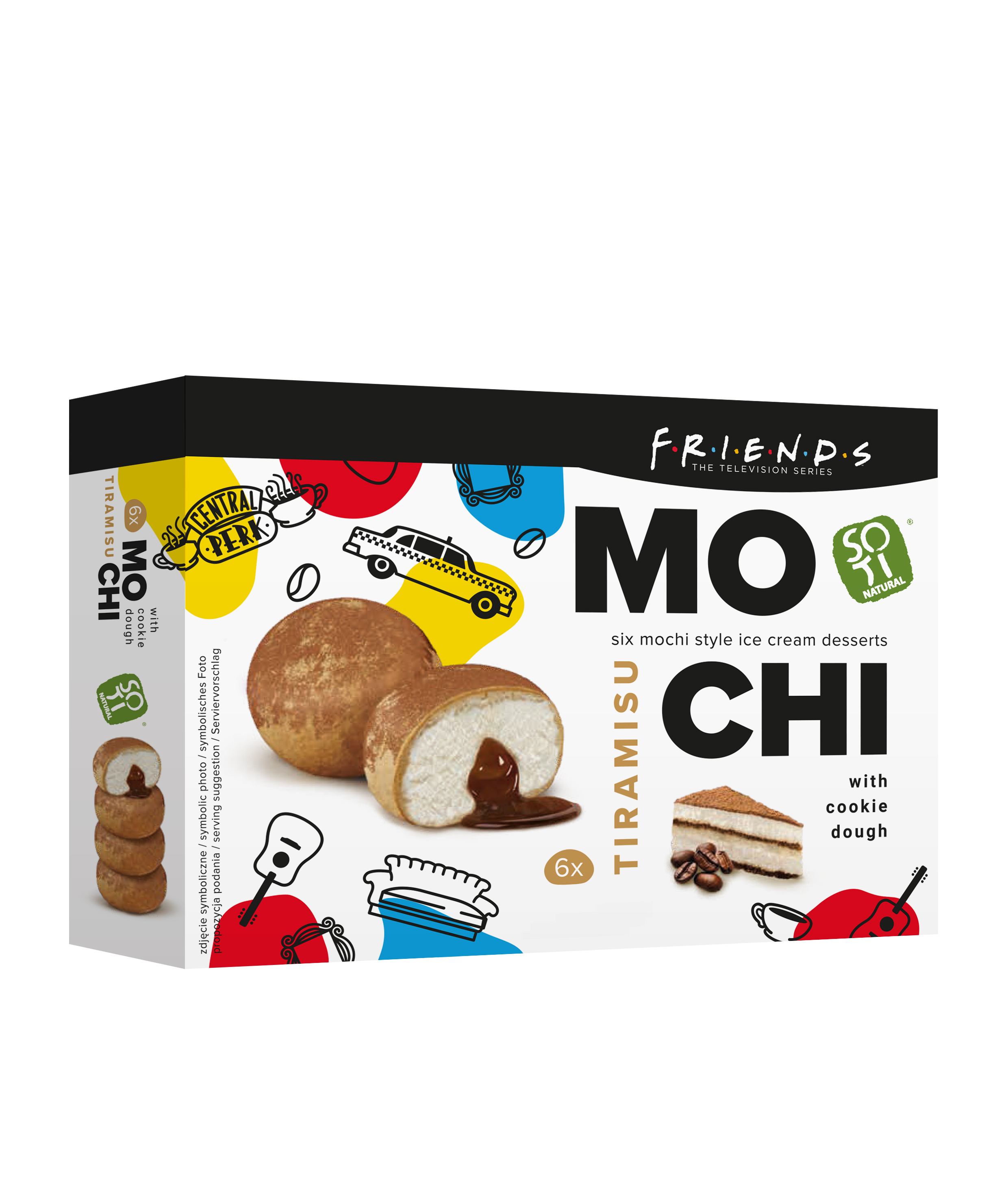 SOTI NATURAL Friends Mochi o smaku tiramisu