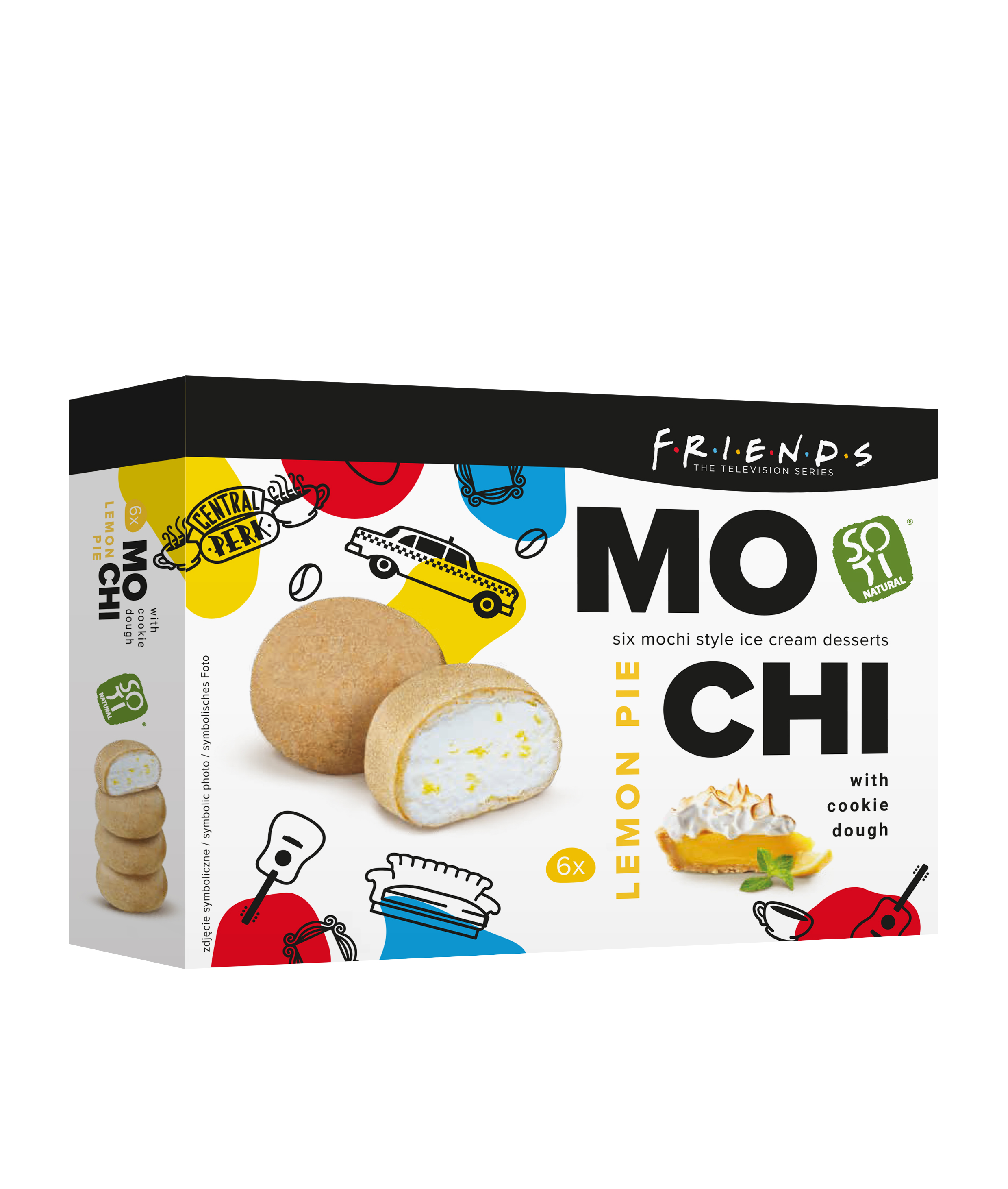 SOTI NATURAL Friends Mochi o smaku tarty cytrynowej