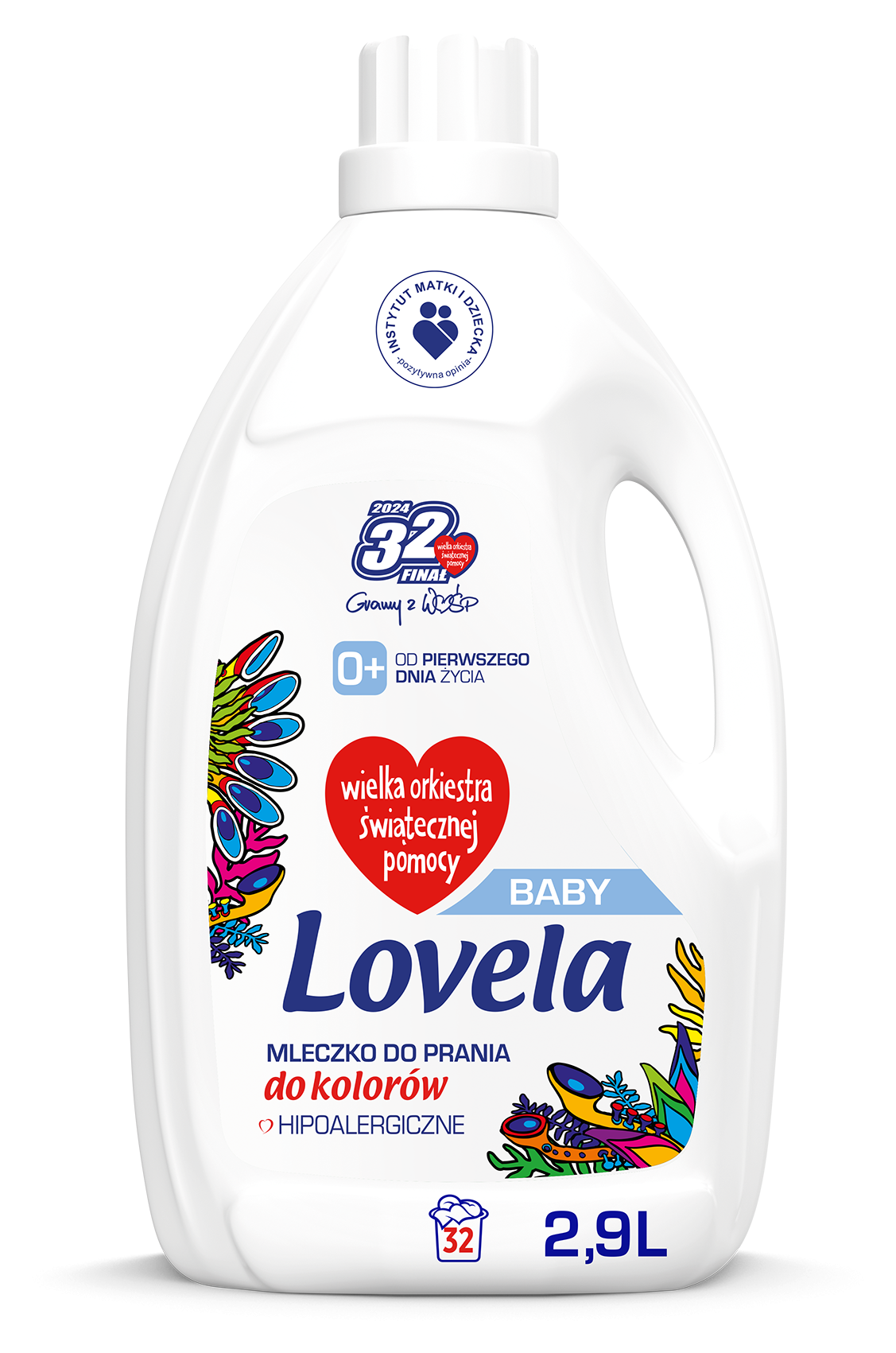 LOVELA Baby Mleczko płyn do prania koloru dla niemowląt i dzieci (32 prania) frisco.pl