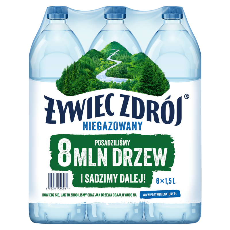 ŻYWIEC ZDRÓJ Niegazowany woda źródlana