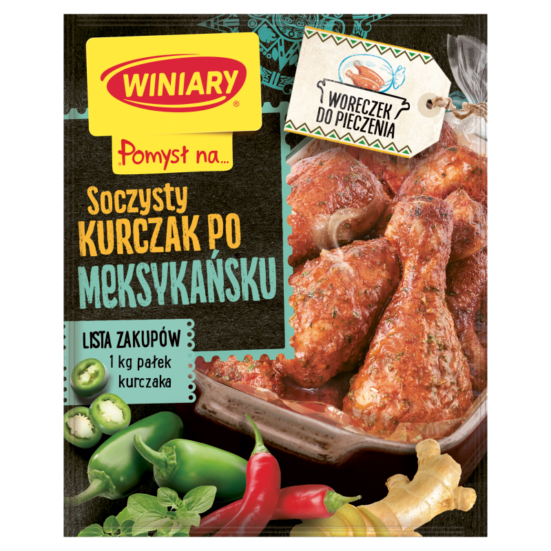 WINIARY Pomysł na... Soczystego kurczaka po meksykańsku + WORECZEK DO PIECZENIA frisco.pl